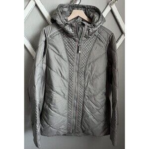 Athleta Rock Ridge Women's 3X Full Zip Hooded Jacket Primaloft Quilted Puffer